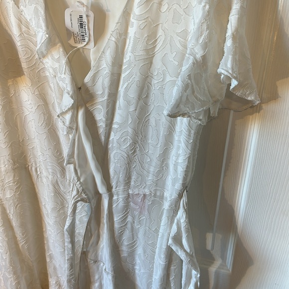 Tanya Taylor White Floral Bianka Silk Dress 6 RTR - Picture 12 of 14